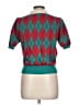 Shein Argyle Teal Sweater Vest Size L - photo 2