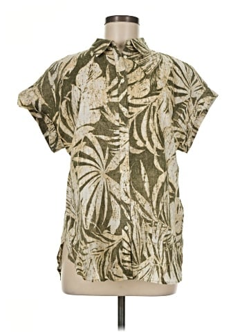 Lauren by Ralph Lauren Short Sleeve Button-Down Shirt (view 1)