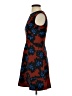 J.Crew 100% Polyester Print Blue Cocktail Dress Size 00 - photo 5