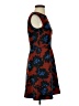 J.Crew 100% Polyester Print Blue Cocktail Dress Size 00 - photo 4