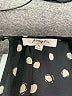 Monday Fun Polka Dots Black Short Sleeve Blouse Size XL - photo 7