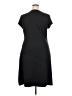 Athleta Solid Black Casual Dress Size 2X - photo 2