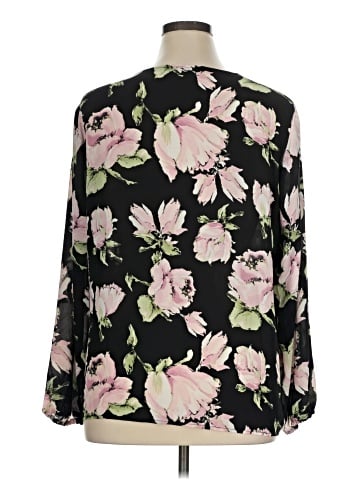 Kasper Long Sleeve Blouse (view 2)