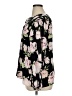 Kasper Floral Black Long Sleeve Blouse Size XL - photo 5