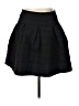 Aqua Solid Black Casual Skirt Size L - photo 1