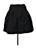 Aqua Solid Black Casual Skirt Size L - photo 2