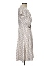 Perceptions Houndstooth Silver Casual Dress Size L - photo 4