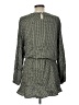 Mud Pie 100% Rayon Houndstooth Gray Casual Dress Size L - photo 2