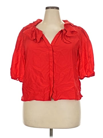 Madewell 3/4 Sleeve Button-Down Shirt (view 1)