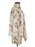 Timing 100% Polyester Floral Ivory Long Sleeve Blouse Size S - photo 4