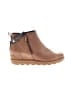 Sorel 100% Leather Brown Ankle Boots Size 9 1/2 - photo 1