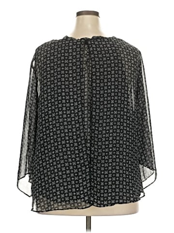 Worthington 3/4 Sleeve Blouse (view 2)