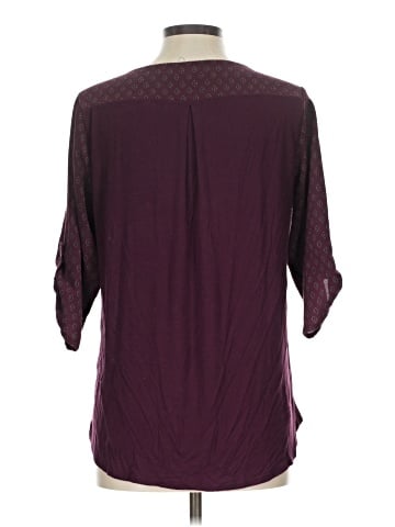 Tempted 3/4 Sleeve Blouse (view 2)