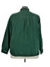 Woman Within 100% Polyester Solid Green 3/4 Sleeve Blouse Size 26 (2X) - photo 2