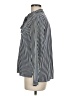 Zara Basic 100% Polyester Stripes Black Long Sleeve Blouse Size M - photo 5