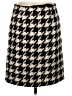 Jaclyn Smith 100% Polyester Houndstooth Black Formal Skirt Size M - photo 1