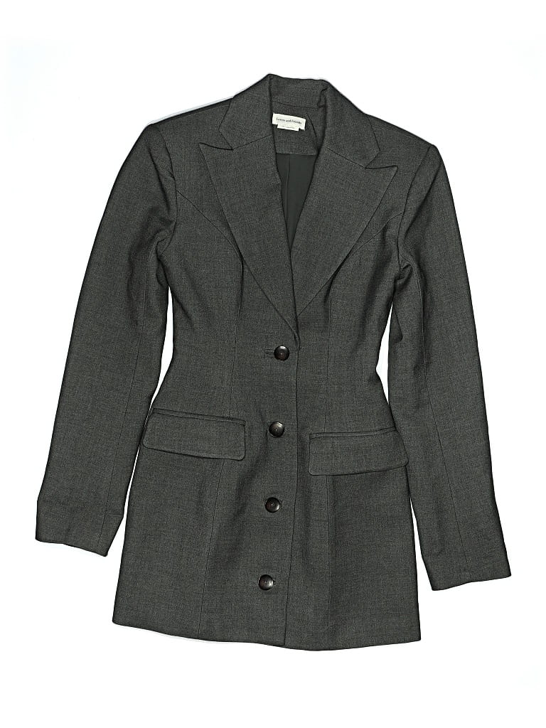 Pre-owned Lovers & Friends Blazer Jacket In Gray