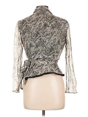 ICE Long Sleeve Silk Top (view 2)