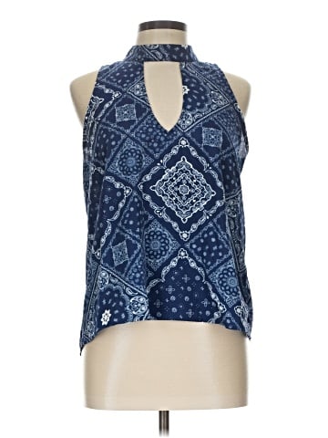 Derek Heart Sleeveless Blouse (view 1)