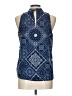 Derek Heart 100% Polyester Blue Sleeveless Blouse Size L - photo 2