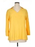 ChicMe Yellow 3/4 Sleeve Top Size XL - photo 1