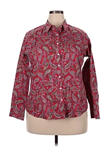 Lands' End Long Sleeve Button-Down Shirt (view 1)