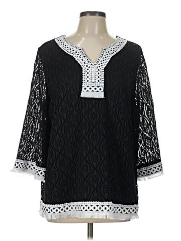 Alfred Dunner 3/4 Sleeve Blouse (view 1)