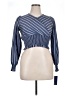 Habitual 100% Polyester Blue Long Sleeve Blouse Size 16 - photo 1