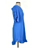 CeCe 100% Polyester Solid Blue Casual Dress Size 0 - photo 4