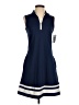 IZOD Blue Casual Dress Size XS - photo 1