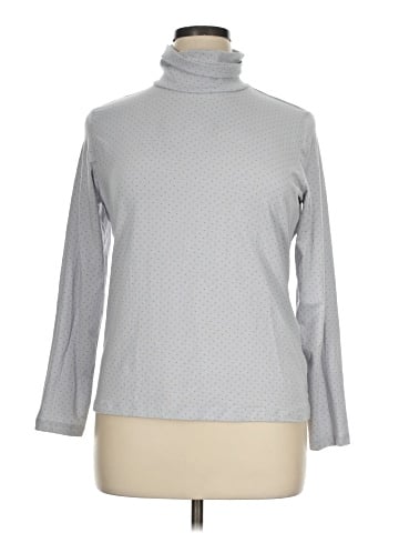 Lands' End Long Sleeve Turtleneck (view 1)