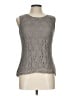 Versona Gray Sleeveless Blouse Size L - photo 1