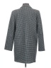Zara Basic Houndstooth Gray Coat Size S - photo 2