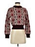 Moth Paisley Burgundy Pullover Sweater Size XS - photo 1