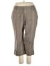 Venezia Plaid Brown Casual Pants Size 22 - photo 1