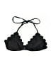Playful Promises Hearts Black Swimsuit Top Size M - photo 1