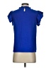 Shein Blue Short Sleeve Blouse Size 4 - photo 2