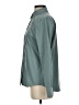 Athleta Solid Green Long Sleeve Button-Down Shirt Size S - photo 5