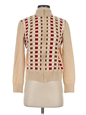 St. John Sport Wool Cardigan (view 1)