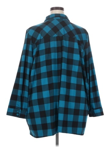 Woman Within Long Sleeve Polo (view 2)
