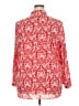 Travelsmith Paisley Red Long Sleeve Blouse Size 2X - photo 2