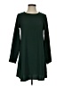 Atmosphere Solid Green Casual Dress Size 4 - photo 1