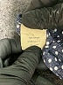 Love Notes 100% Rayon Polka Dots Blue Black Short Sleeve Blouse Size L - photo 8