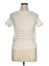 MNG Ivory Short Sleeve Turtleneck Size XL - photo 1