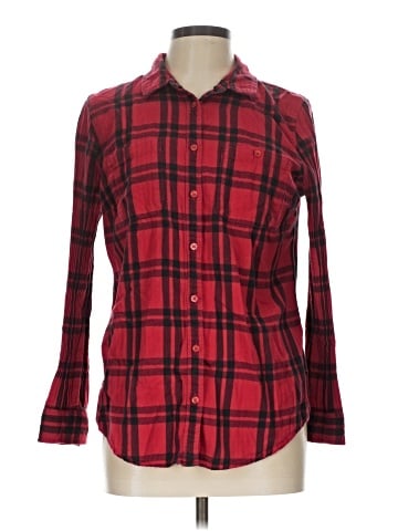 St. John's Bay Long Sleeve Button-Down Shirt (view 1)