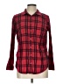 St. John's Bay 100% Cotton Plaid Red Long Sleeve Button-Down Shirt Size L - photo 1