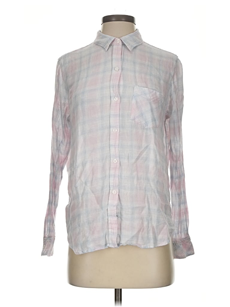 Pre-owned Rails Long Sleeve Button Down Shirt In Pink