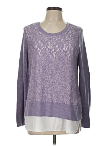 Simply Vera Vera Wang Long Sleeve Top (view 1)