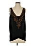 Hale Bob Black Sleeveless Blouse Size S - photo 1