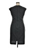 Connected Apparel 100% Polyester Chevron-herringbone Gray Casual Dress Size 16 - photo 2